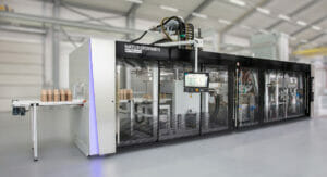 Kiefel Natureformer KFT 90 Speed Thermoformen mit Naturfasern