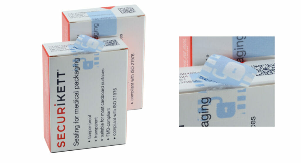 Sicherheitssiegel aus Papier von Securikett