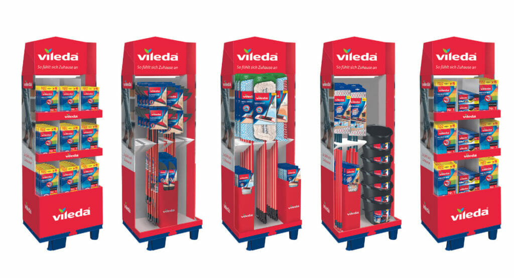 Displaykonzept Vileda von Thimm