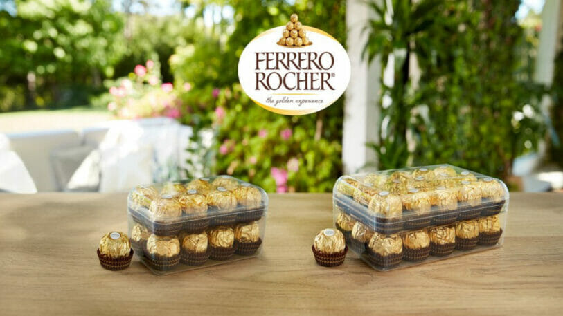 ferrero rocher recycelbare Box