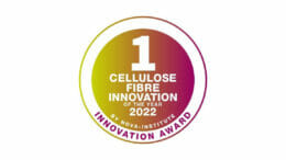 Die Plakette der Cellulose Fibre Innovation of the year 2022