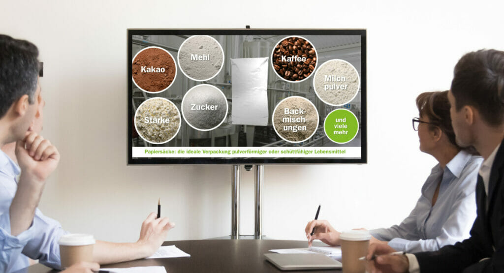 Papiersack für Lebensmittel im GemPSI Videos