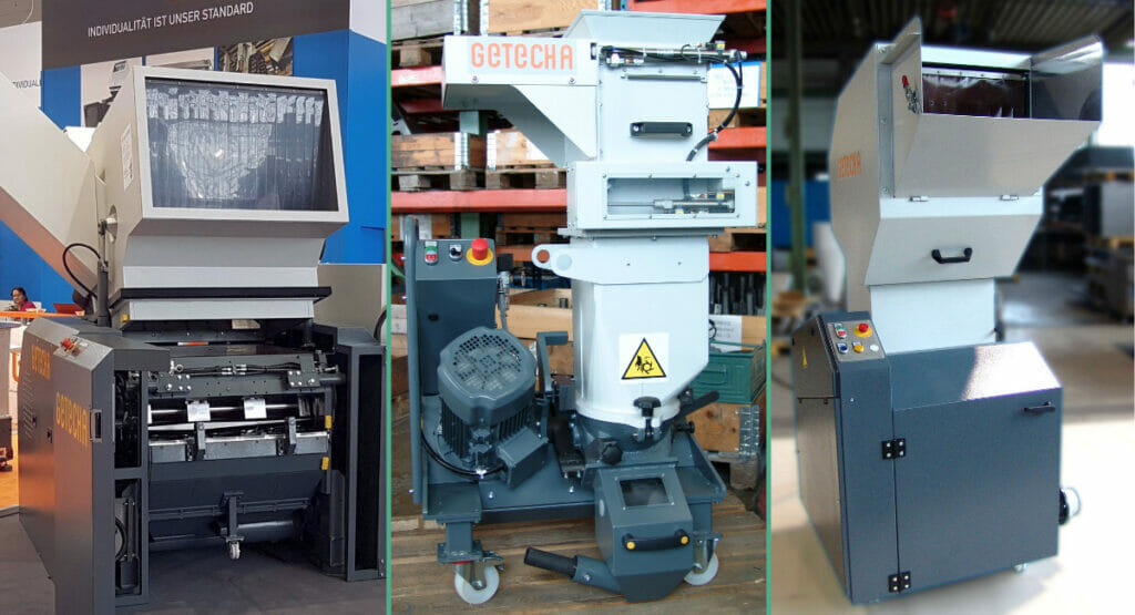 Drei Getecha-Maschinen