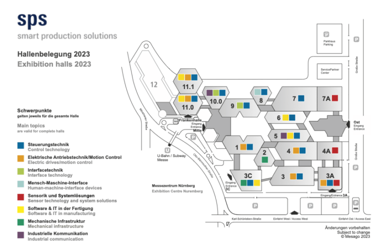 hallenplan sps 2023 packaging journal