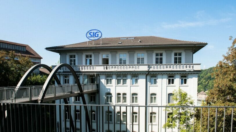 Headquarter von SIG in Neuhausen, Schweiz