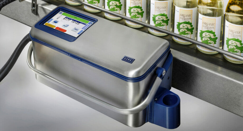 Bluhm mobiler Drucker Linx 10