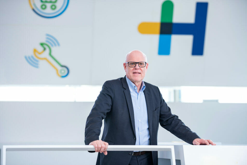 CEO Rainer Hundsdörfer freut sich über die Zusammenarbeit zwischen Heidelberg und VGP.