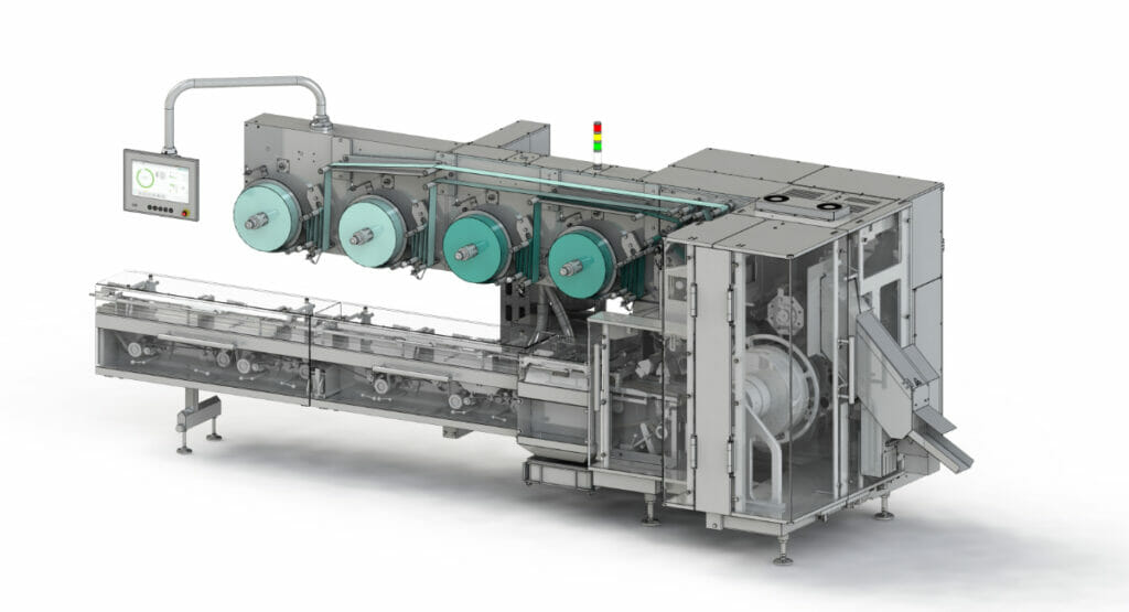 Eine modulere Verpackungsmaschine von Theegarten-Pactec