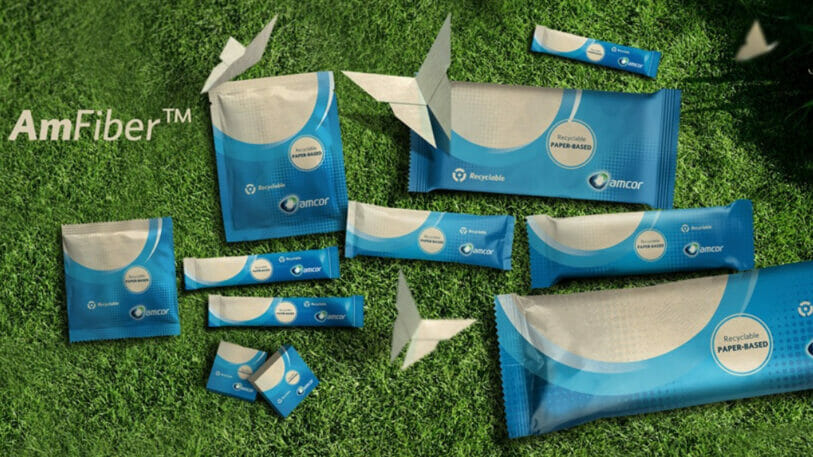 Amfiber- neue papierbasierte Verpackungen von Amcor