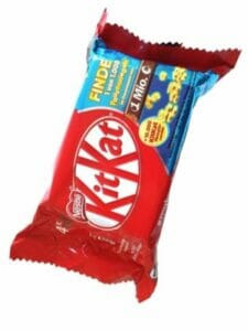 Auch Nestlés "KitKat"-Sammelpack ist für die Mogelpackung 2021 nominiert.