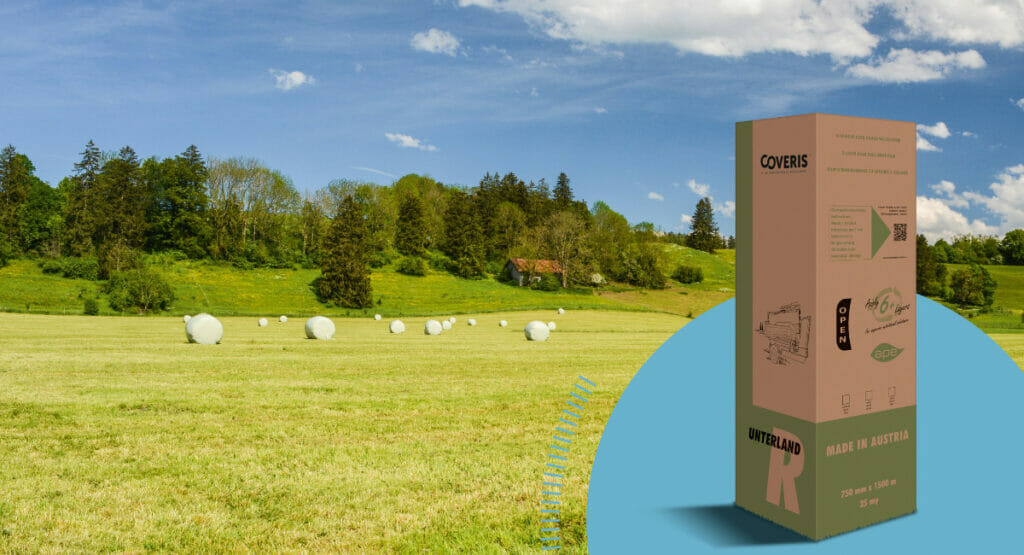 Silagefolie von Coveris verpackt