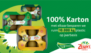 Bild von von Kiwis in einer neuen recycelbaren Verpackung