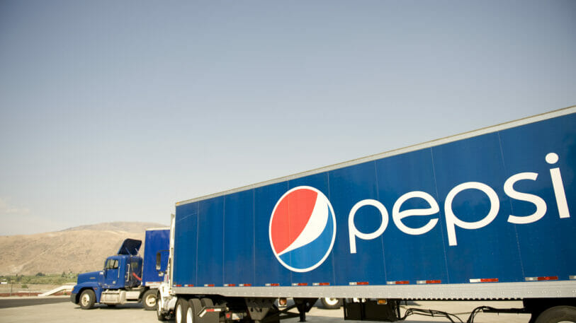 Bild von einem Pepsi LKW