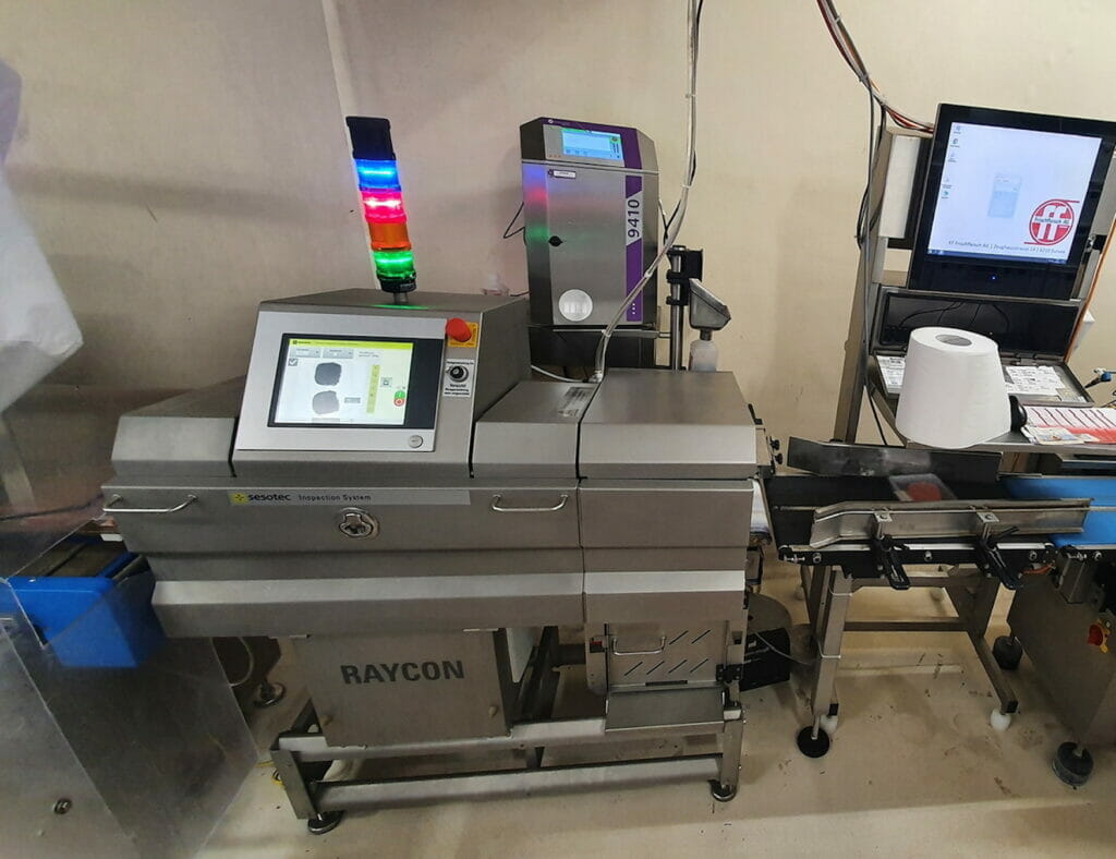 Bild von einem Röntgengerät für verpackte Produkte.