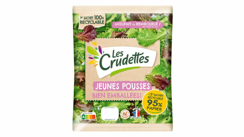 Bild einer Verpackung von Mondi für Salat von Les Crudettes