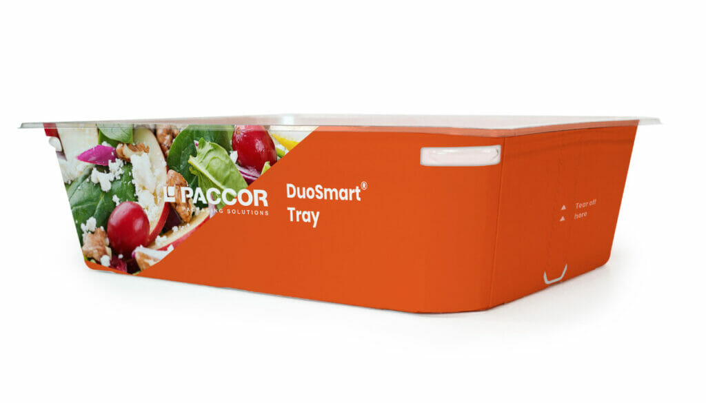 Bild von einer bunten Verpackungsschale