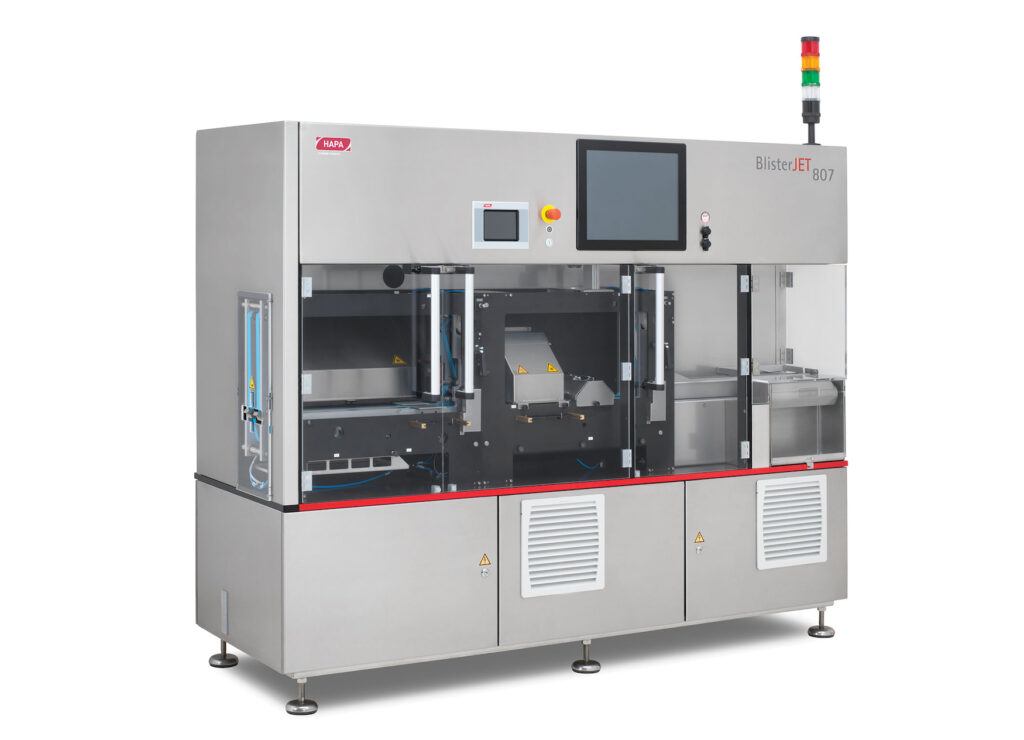 Image of printing machine for blister packaging
