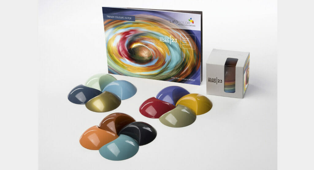 Trend colours on a recycled basis from Lifocolor