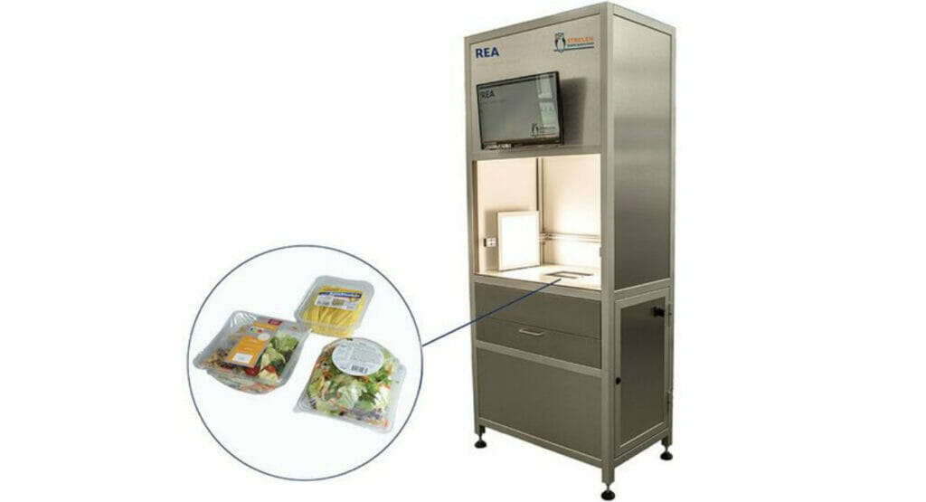 Bild von einem Schrank, der bei der Etikettierung von Lebensmitteln zum Einsatz kommt