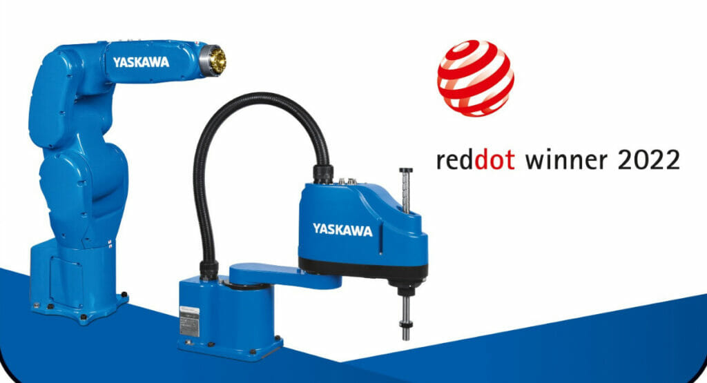 Motoman Roboter von Yaskawa gewinnen zwei Red Dots