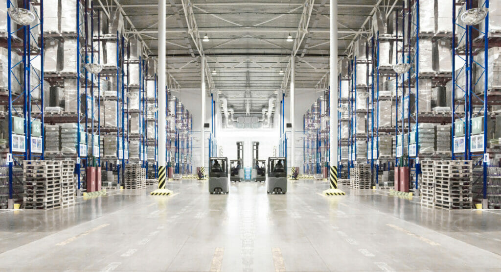 Bild von einer Lagerhalle.