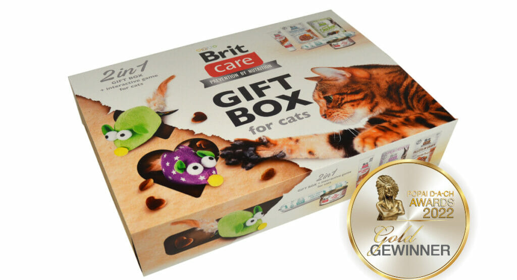 Bild von einer Verpackung für Tiernahrung.