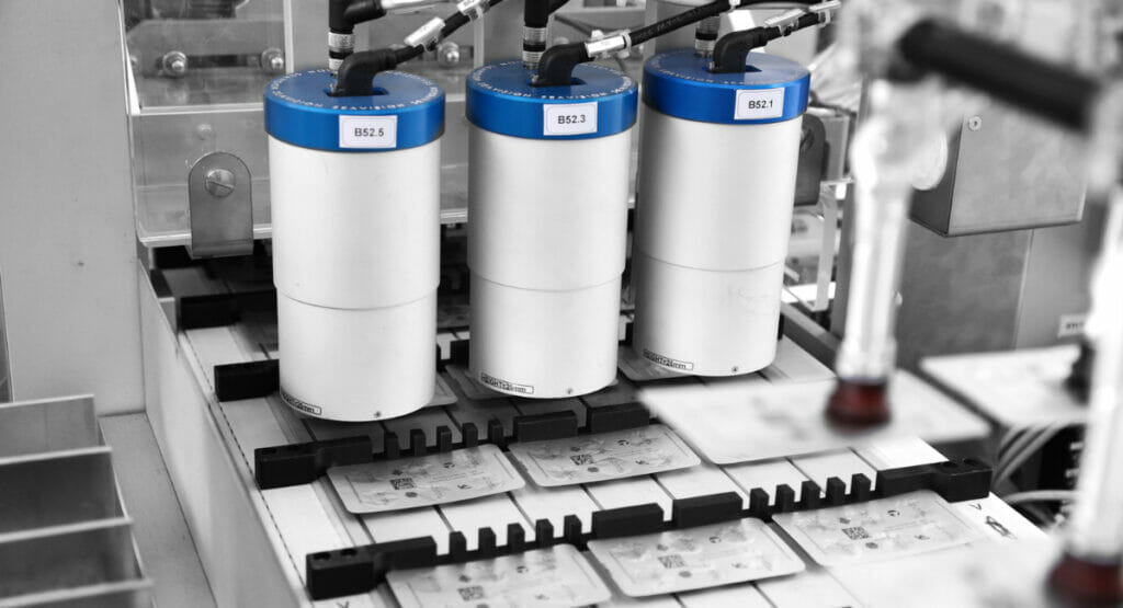 Bild von einer Maschine für den Digitaldruck von Blistern