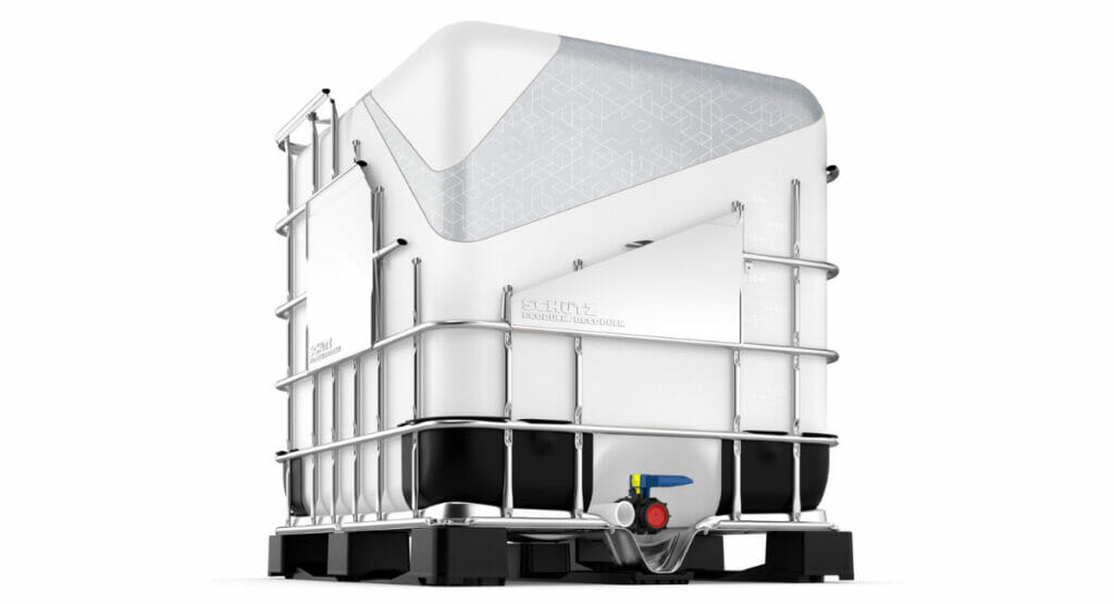 Bild von einer Industrieverpackung und ihrer einzelnen Schichten