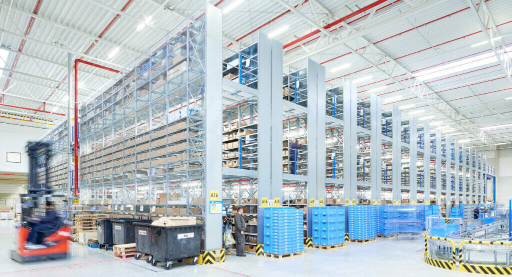 Bild von einer Logistikhalle