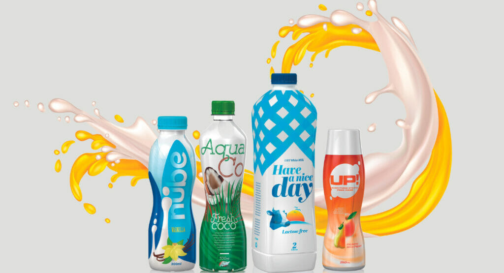 Bild von unterschiedlichen PET-Getränkefalschen