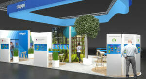 Sappi Messestand Fachpack 2022