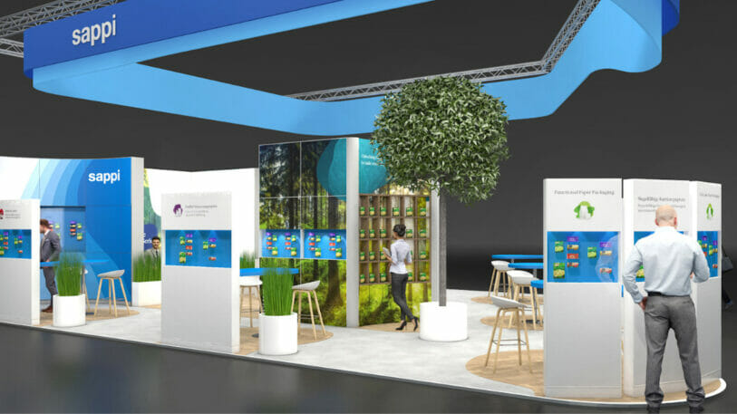 Sappi Messestand Fachpack 2022