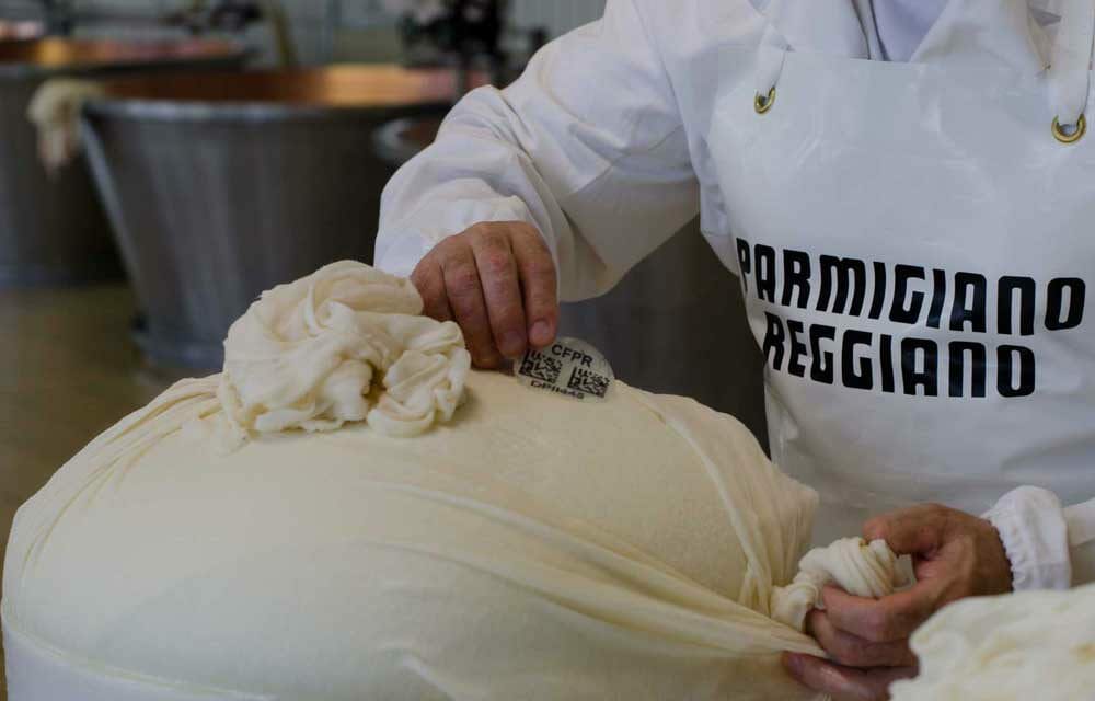 Picture of food packaging with a print label