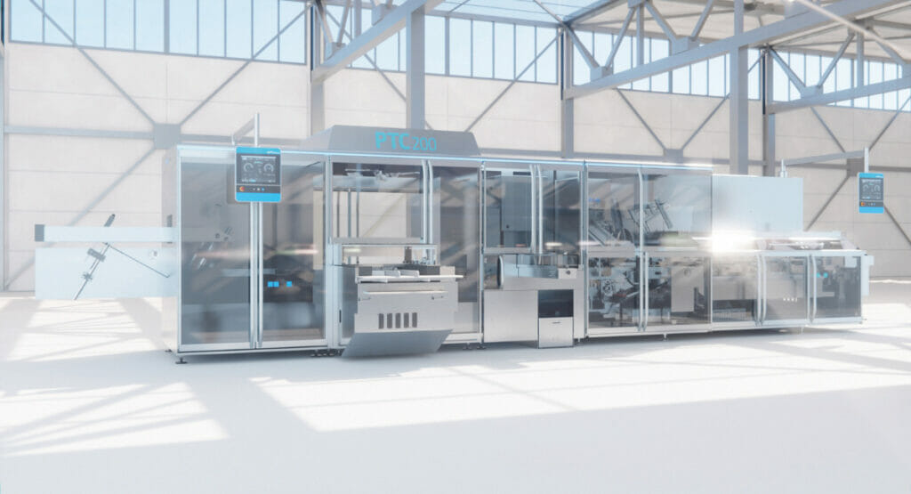 Picture of a packaging maschine