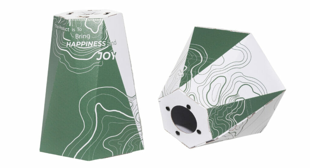 Image of a packaging for flowers