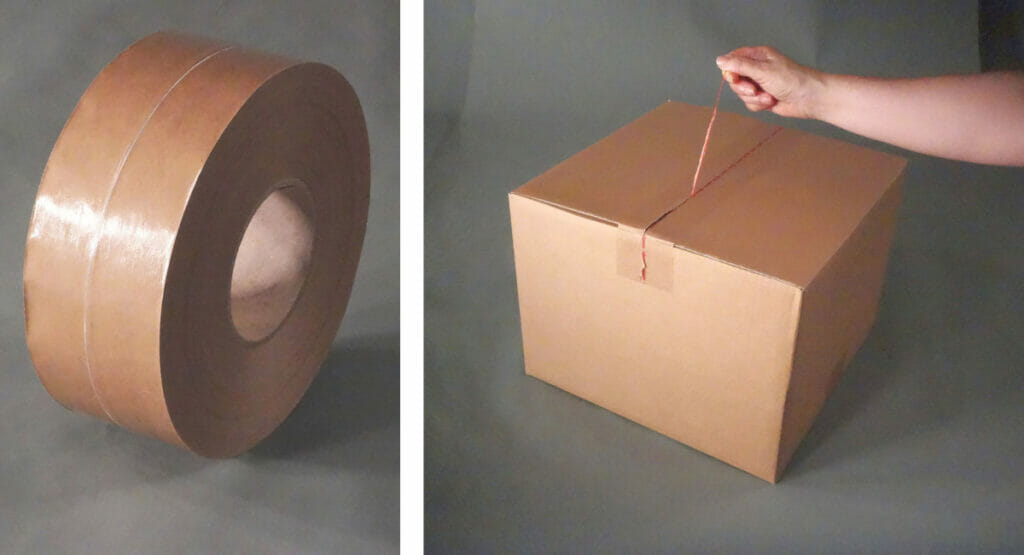 Schümann Nassklebeband mit Aufreißstreifen