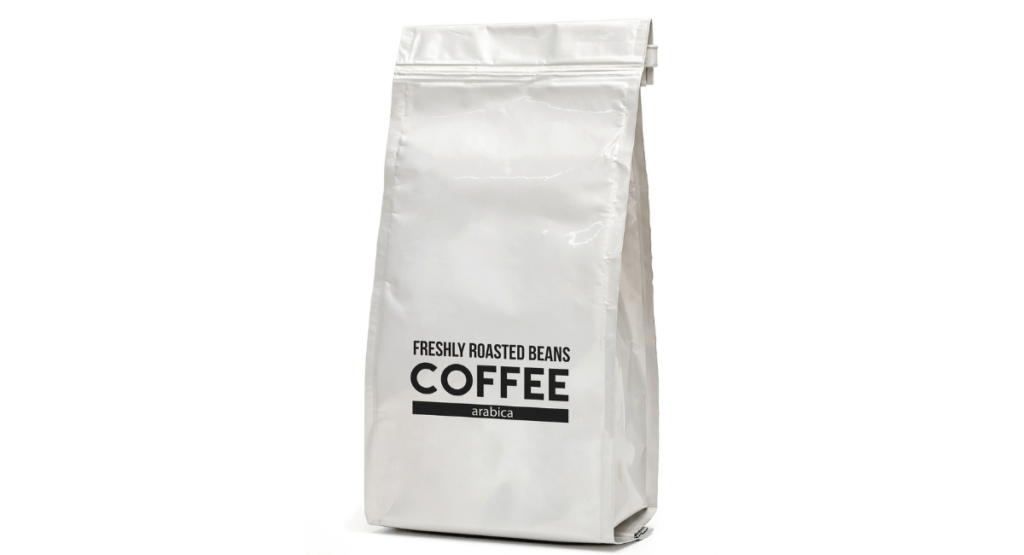 Bild von einer flexiblen Verpackung mit Aluminiumfolie für Kaffee