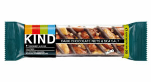 Image of a snackbar with nuts and chocolate