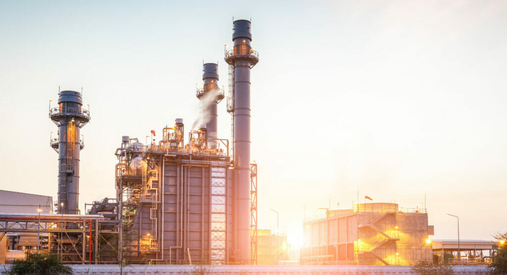 Bild von Industrietürmen