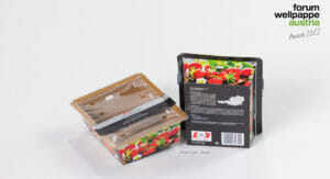 Bild von einer Verpackung für Obst und Gemüse