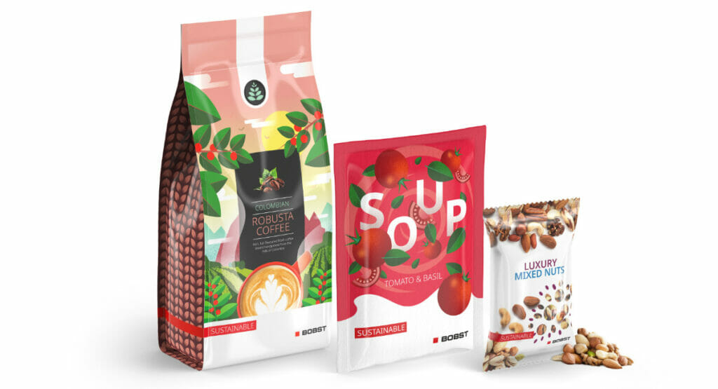 Bild von drei unterschiedlichen Verpackungen