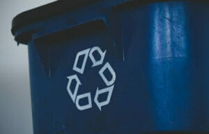 Bild von einer Mülltonne