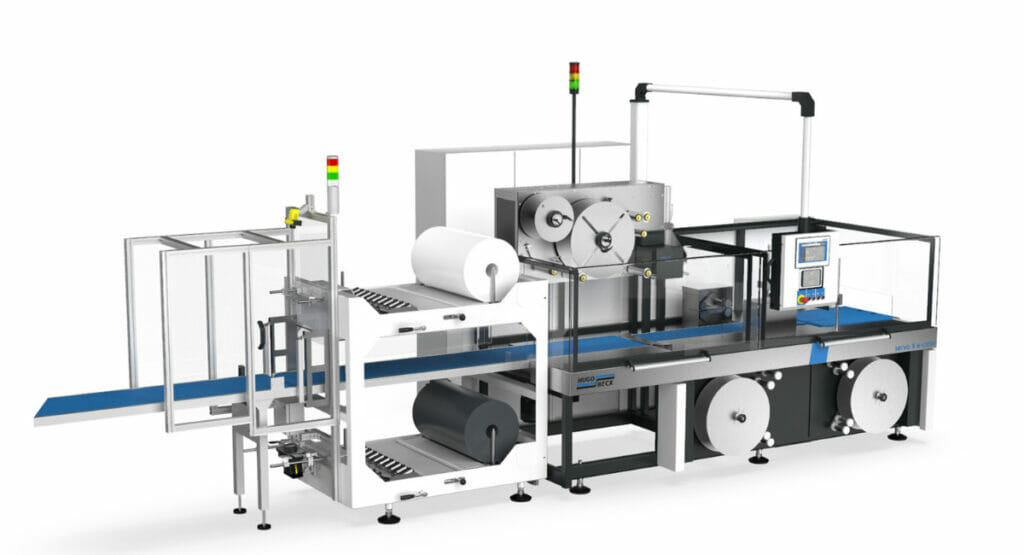 Die servo X e-com minimiert den Materialeinsatz bei Versandverpackungen