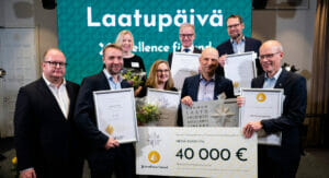 Metsä Board gewann erneut beim Excellence- Finland-Wettbewerb.