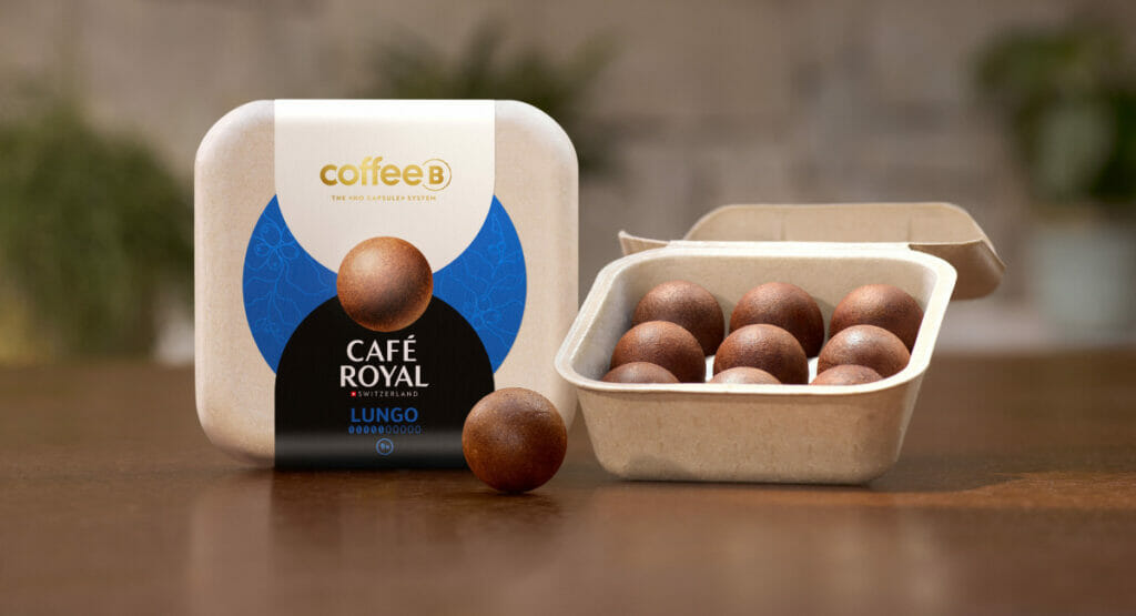 Coffee capsule system without capsule from CoffeeB
