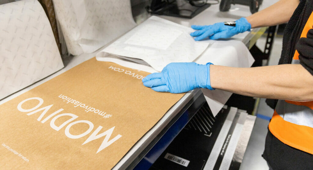 Mondi eCommerce Verpackungslösung für Mode