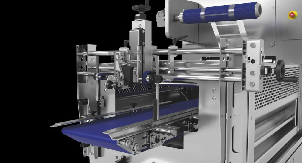 Der neue Foliendirektdrucker von Multivac passt sich der Höhe der fertigen Verpackung automatisch an.