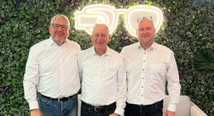 Ralph Schraven (links), Ulrich Prinz (mitte) und Carsten Funke (rechts) bilden das neue Führungstrio beim Pick-by-Vision-Spezialisten Picavi.