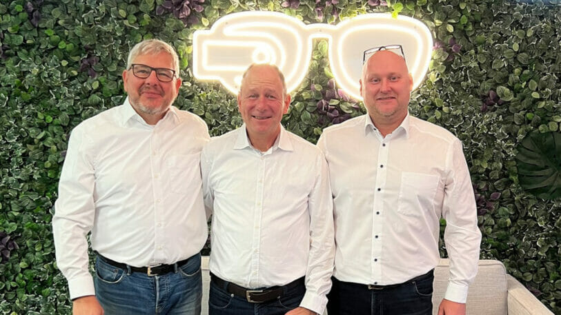 Ralph Schraven (links), Ulrich Prinz (mitte) und Carsten Funke (rechts) bilden das neue Führungstrio beim Pick-by-Vision-Spezialisten Picavi.