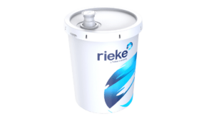 Tampering with plastic pails can be seen with the new closure by Rieke.